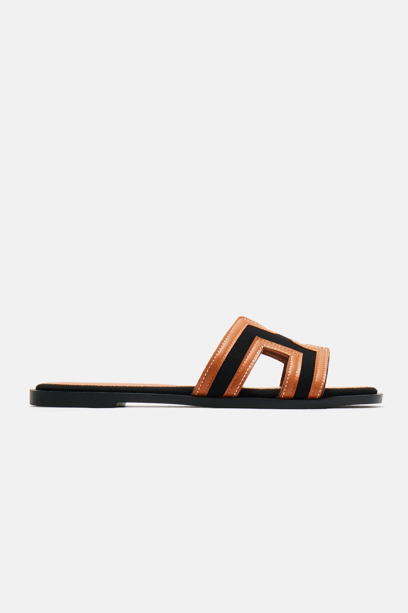 Endless Fun Flat Sandals - Black