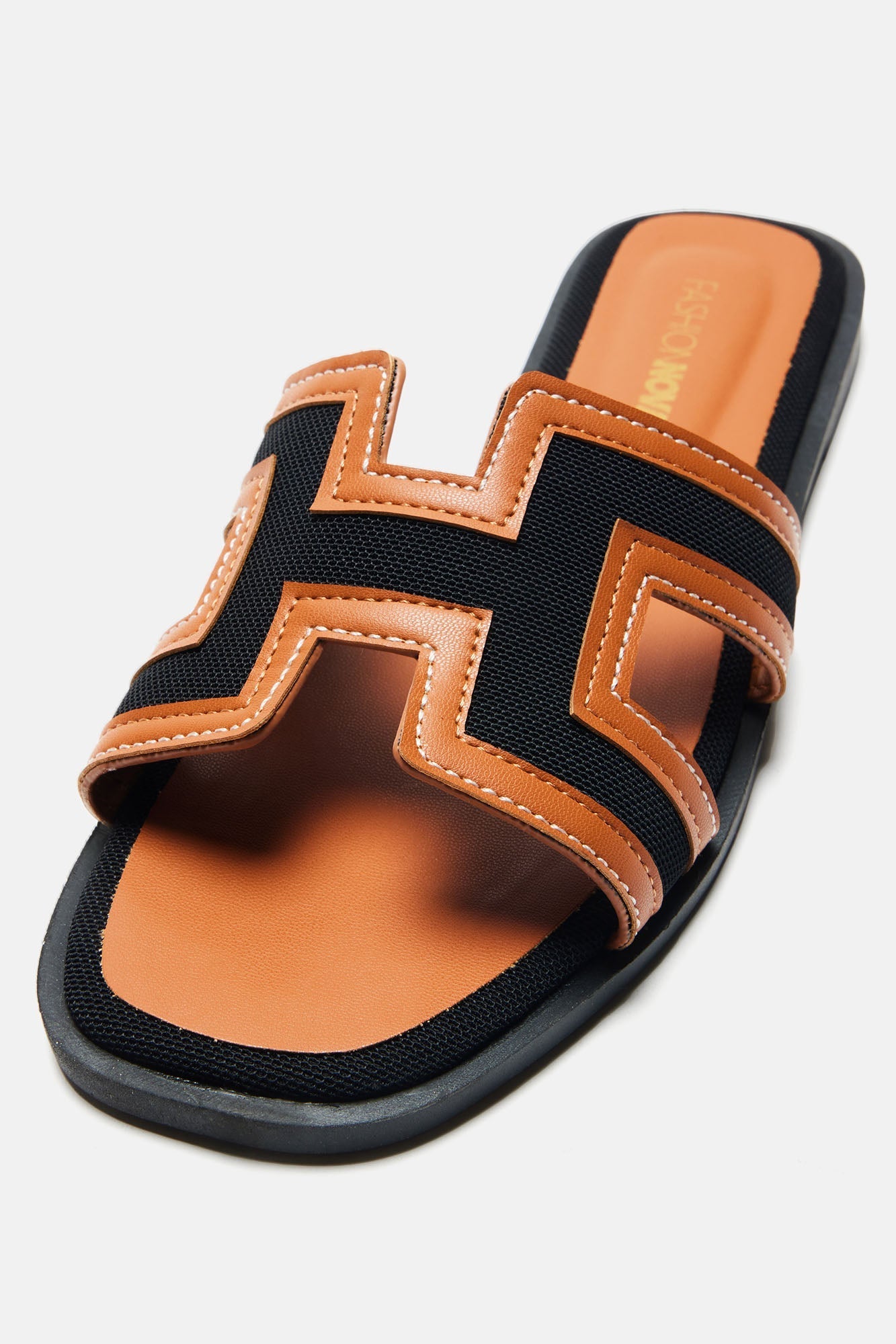 Endless Fun Flat Sandals - Black
