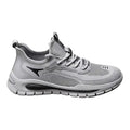 Men’s Breathable Mesh Walking Sneakers | Cushioned Sole | Grey